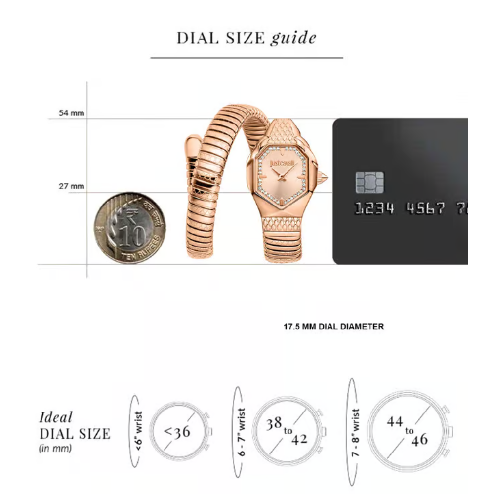 Just Cavalli Aria Rose Gold Women's Watch JC1L369M0055