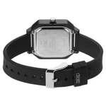 Zoop Black Dial Black Strap Girls Kids Analog Watch 26029PP02