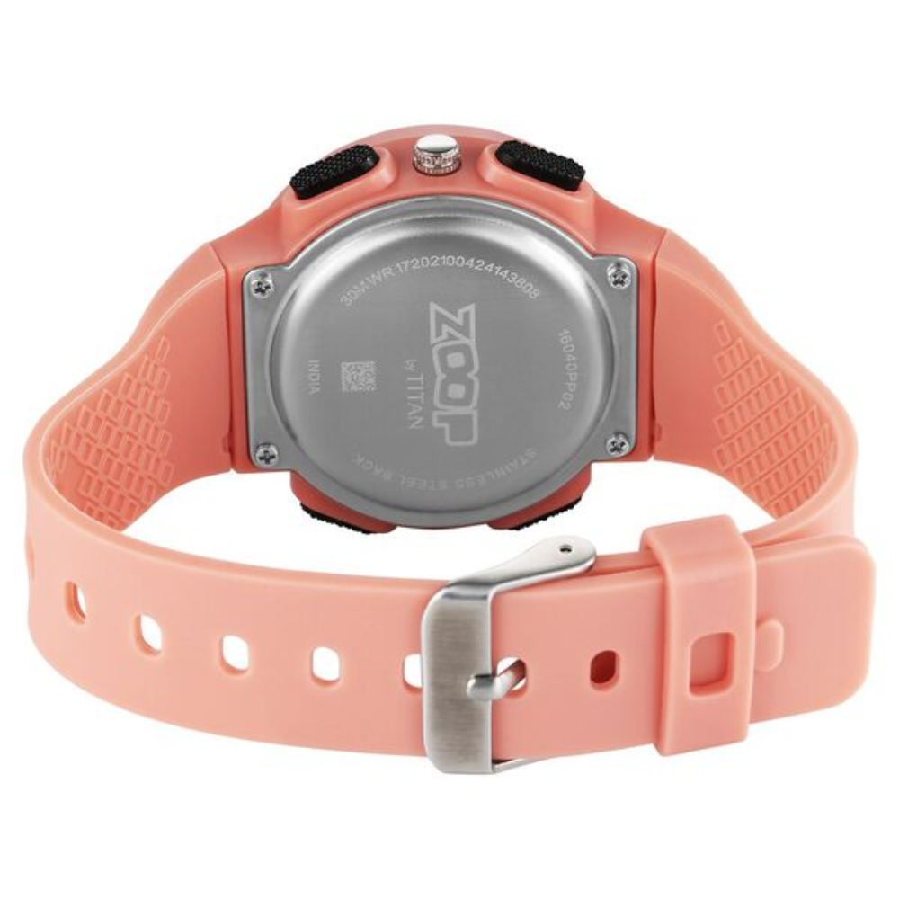 Zoop Analog Digital Watch Black Girls Kids 16040PP02W