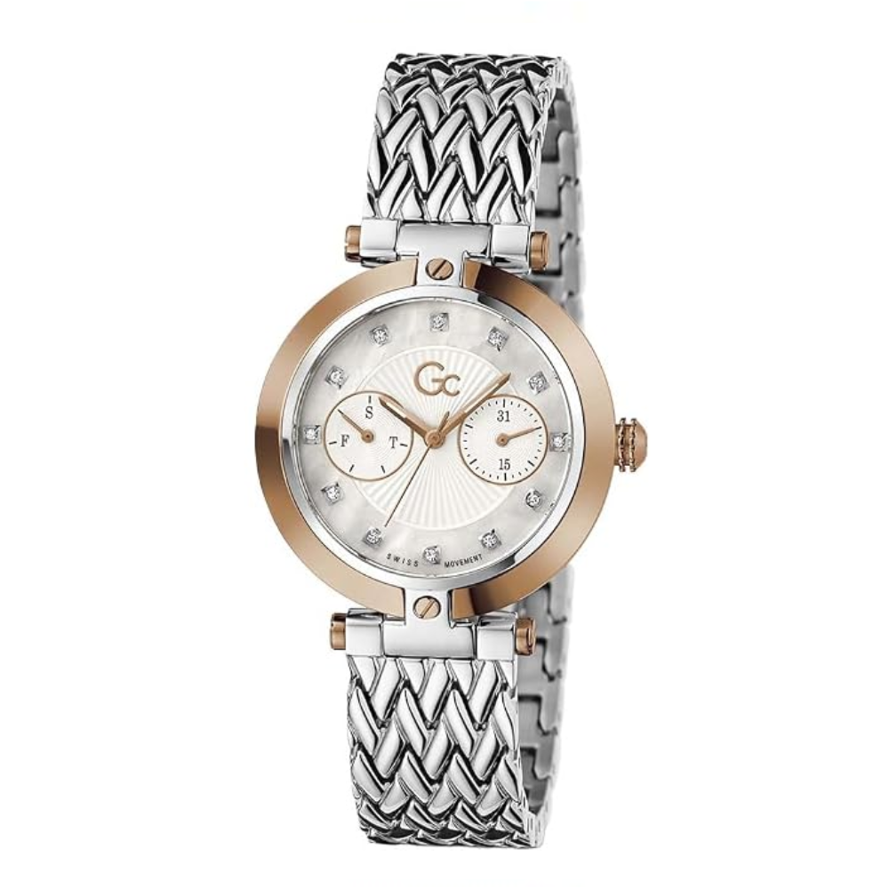 G.C Analog White Dial Women's Watch Z21006L1MF