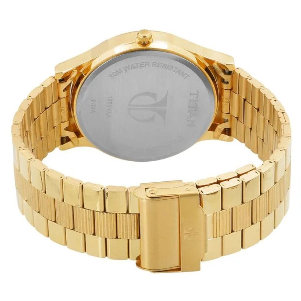 Titan Quartz Silver Men Watch 1650YM03