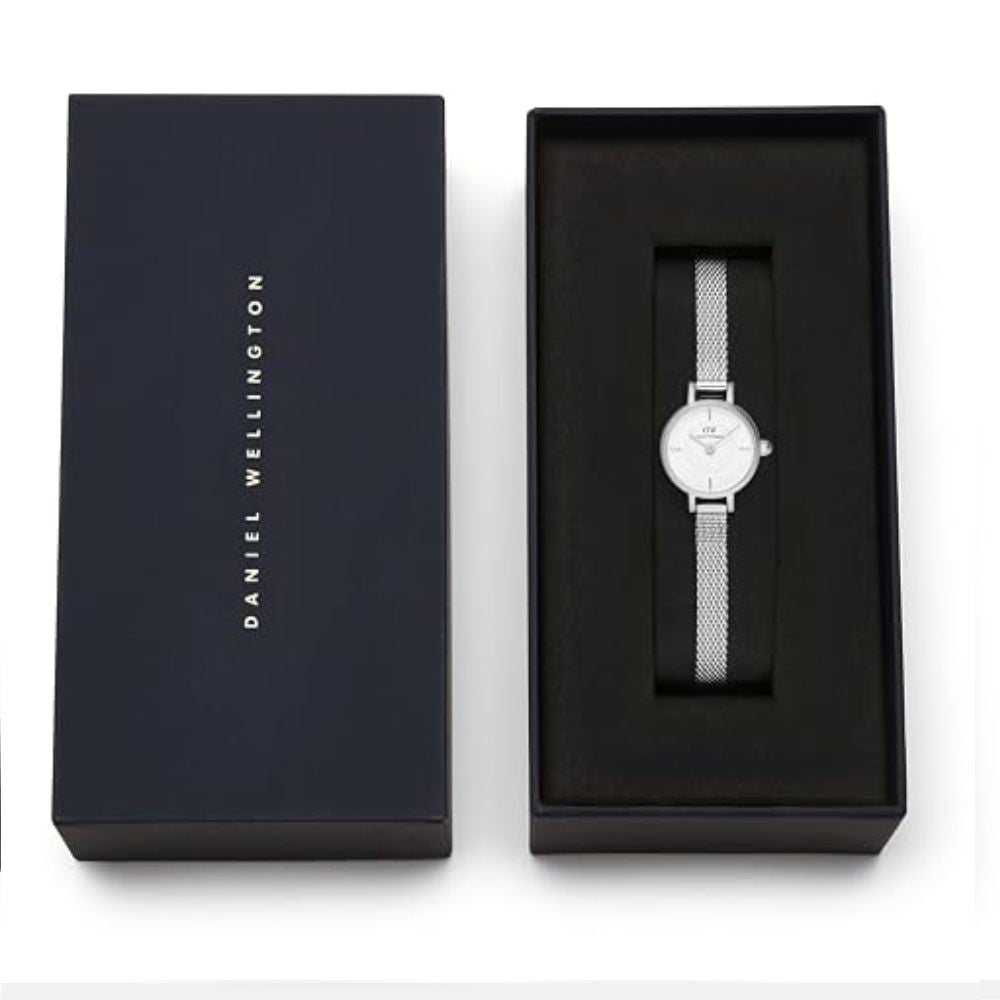 Daniel Wellington Petite Analog White & Silver Women's Watch DW00100746K