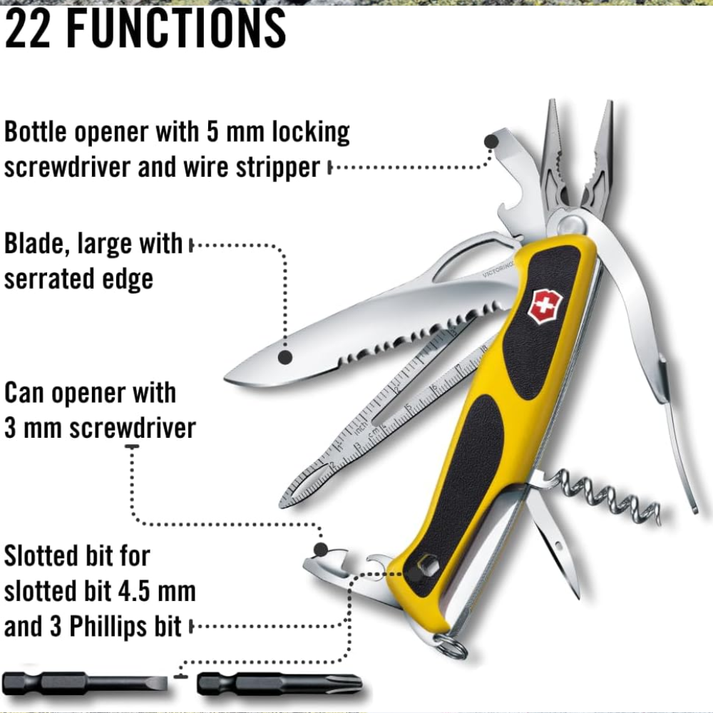 Victorinox Ranger Grip Boat Man Yellow Knife 0.9798.MWC8