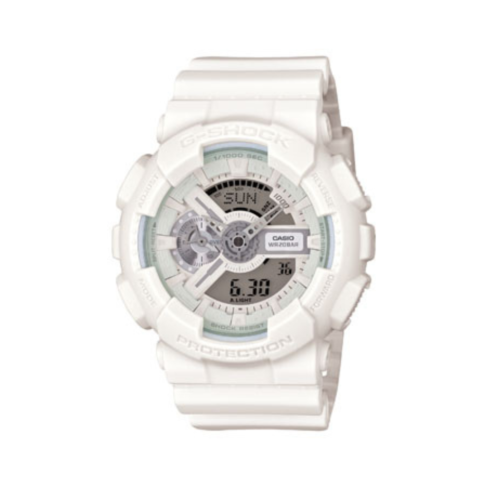 Casio White Resin Strap Men's Watch GA-100B-7A, GA-100MW-7A, GA-110BC-7A | 10395227