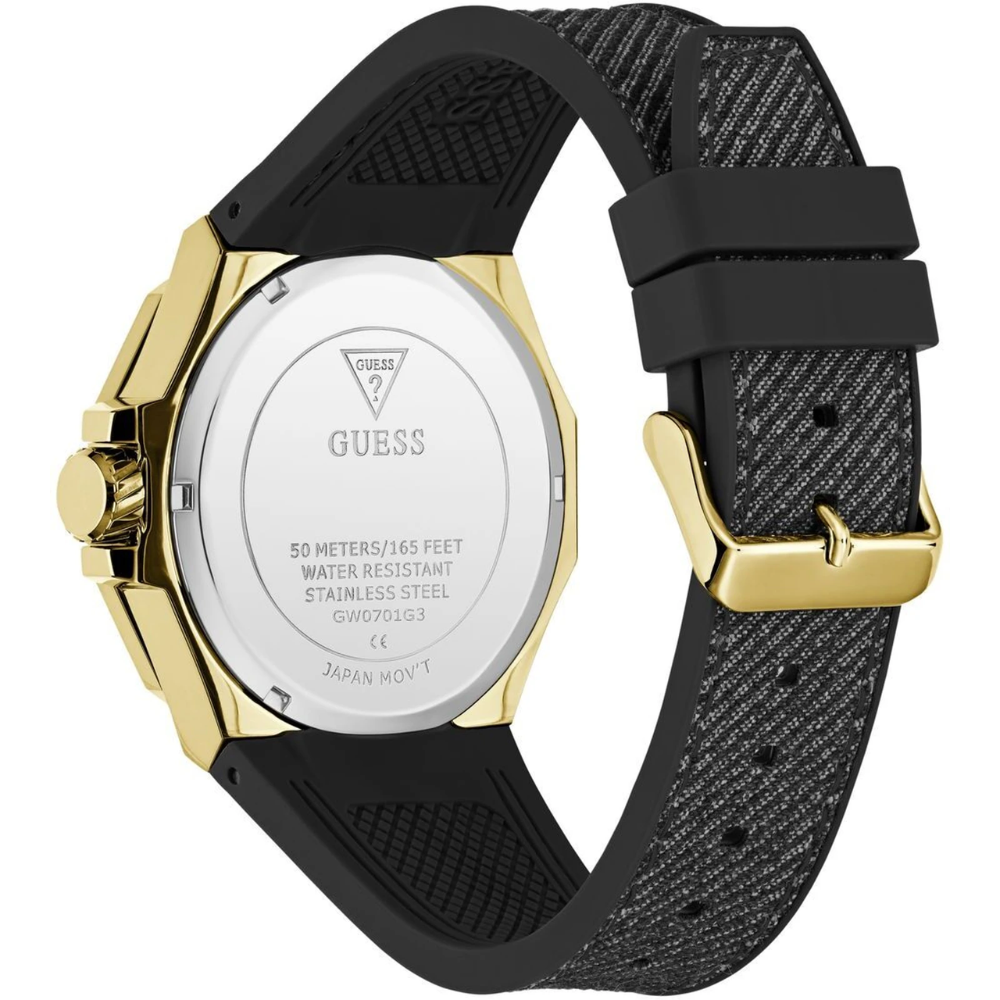 Guess GT Energy Black Dial Men's Multi-Function Watch GW0701G3