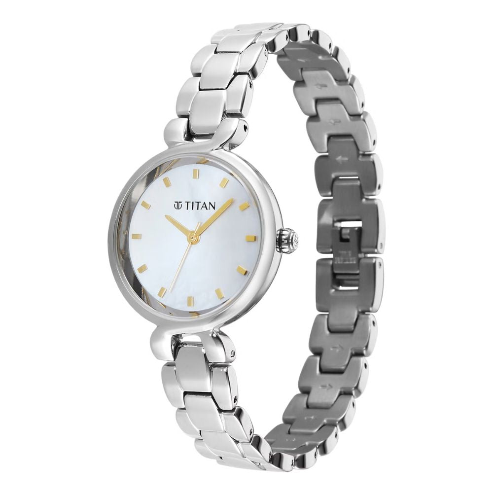 Titan Workday Edit Silver Women's Watch 95398SM01