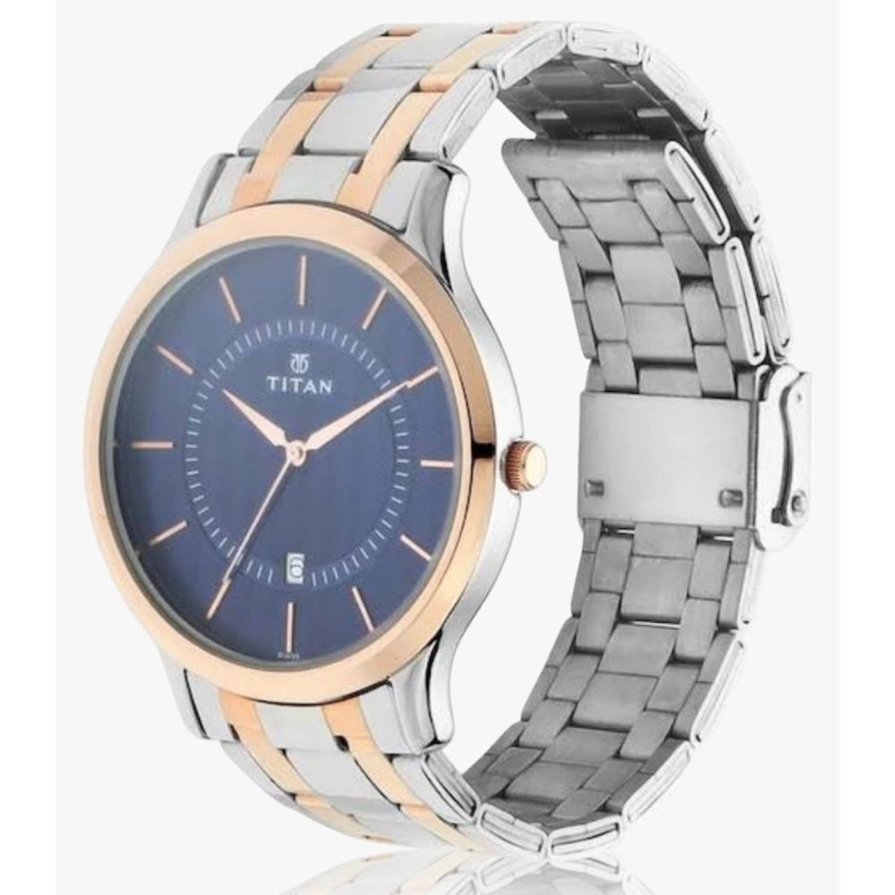 Titan Karishma Blue Men's Watch 1825KM01