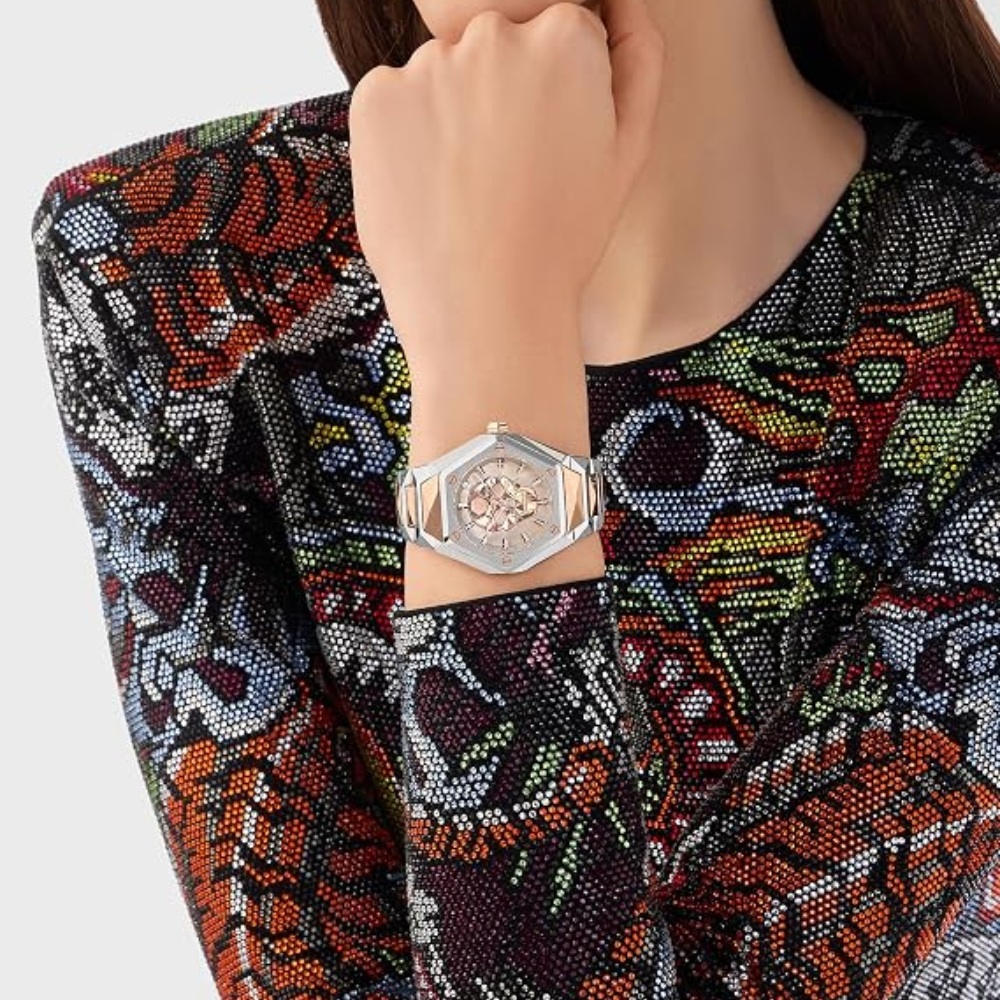 Philipp Plein $Kull Spikes Rose Gold Women's Watch PWADA0624