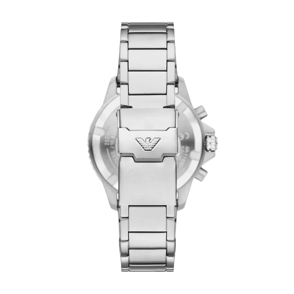 Emporio Armani World Explorer Black Dial Men's Chronograph Watch AR11739