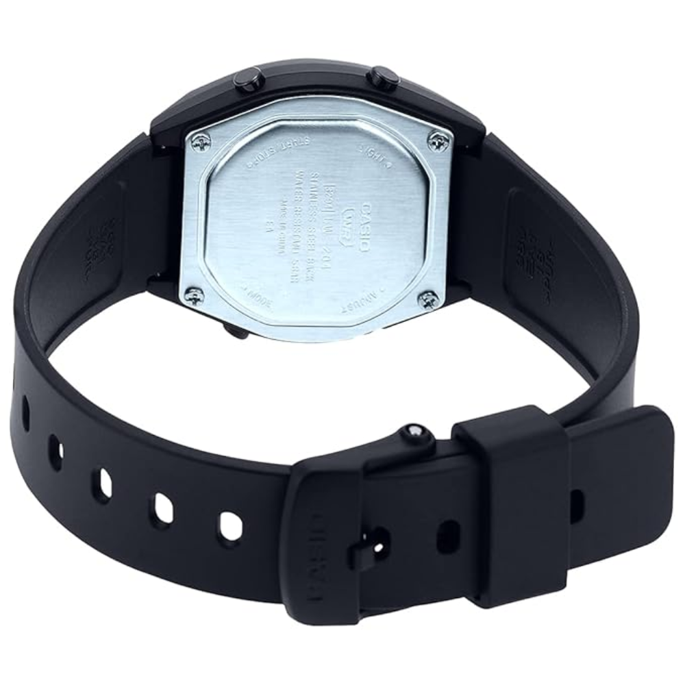 Casio Vintage Black Unisex Watch D215 LW-204-1BDF