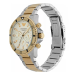 Emporio Armani World Explorer Cream Dial Men's Chronograph Watch AR11606