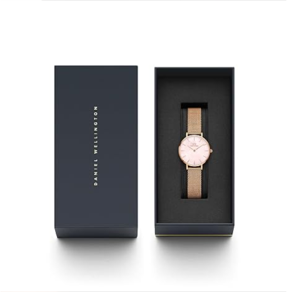 Daniel Wellington Petite Pink Rose Gold Women's Analog Watch DW00100513K