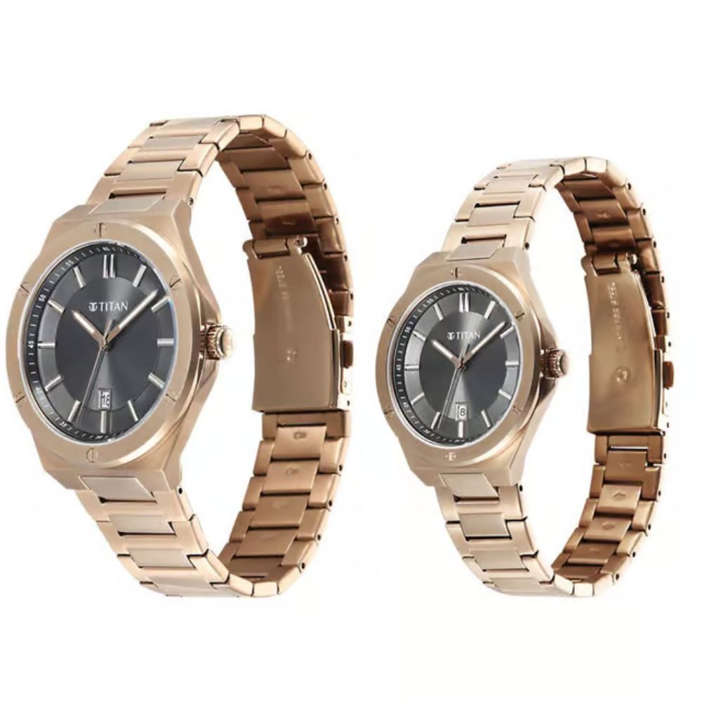 Titan Modern Bandhan Black Couples Watch 9401694216WM01