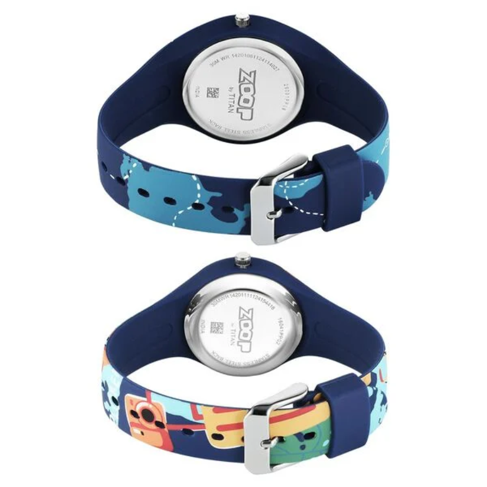 Zoop Parent Child Analogue Blue Dial Multicoloured Strap Watch Kids 2603116041PP02W