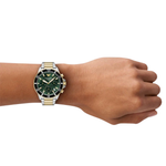 Emporio Armani World Explorer Men's Solar Green Dial Analog Watch AR11695