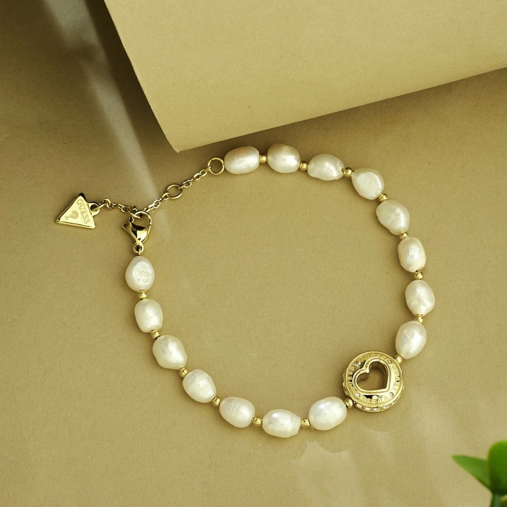 GUESS Steel Gold-plated Women's Bracelet UBB03342YGL