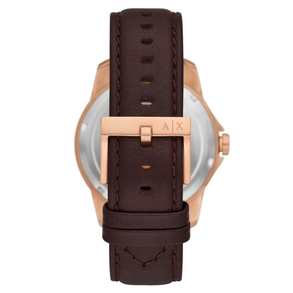 Armani Exchange Leather Brown Men's Watch AX1740