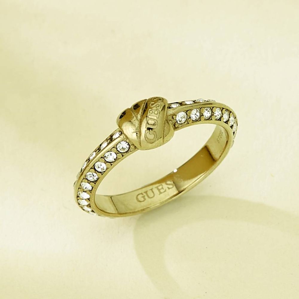 Guess Knot You Gold Women's Ring UBR03116YG58