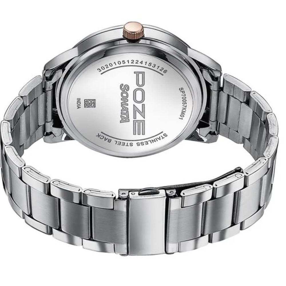 Sonata Poze Blue Dial Men's Watch SP70057KM02