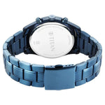 Titan Blue Dial Men's Watch 1805QM07