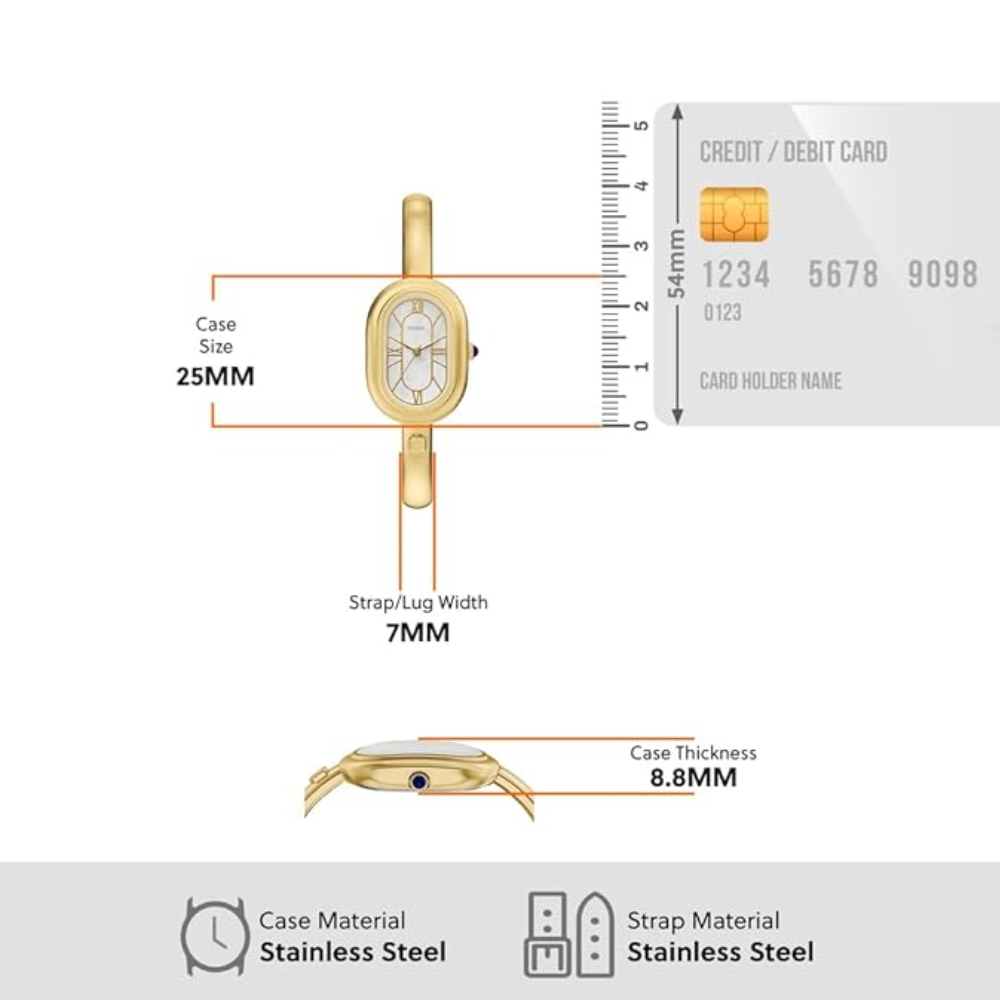 Fossil Sloan Gold Women's Watch ES5444