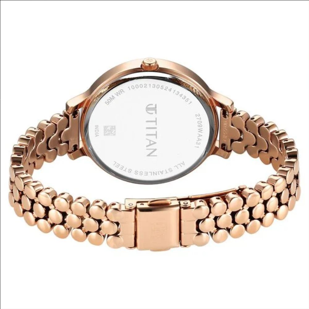 Titan Secluded Silver Women's Watch 2709WM02