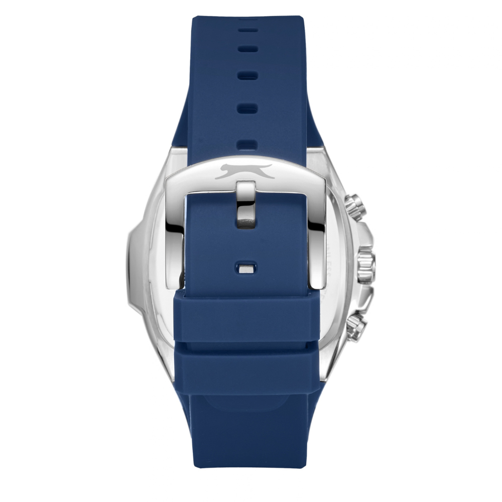 Slazenger Navy Blue Dial Men's Silicone Strap Watch SL.09.2643.2.397