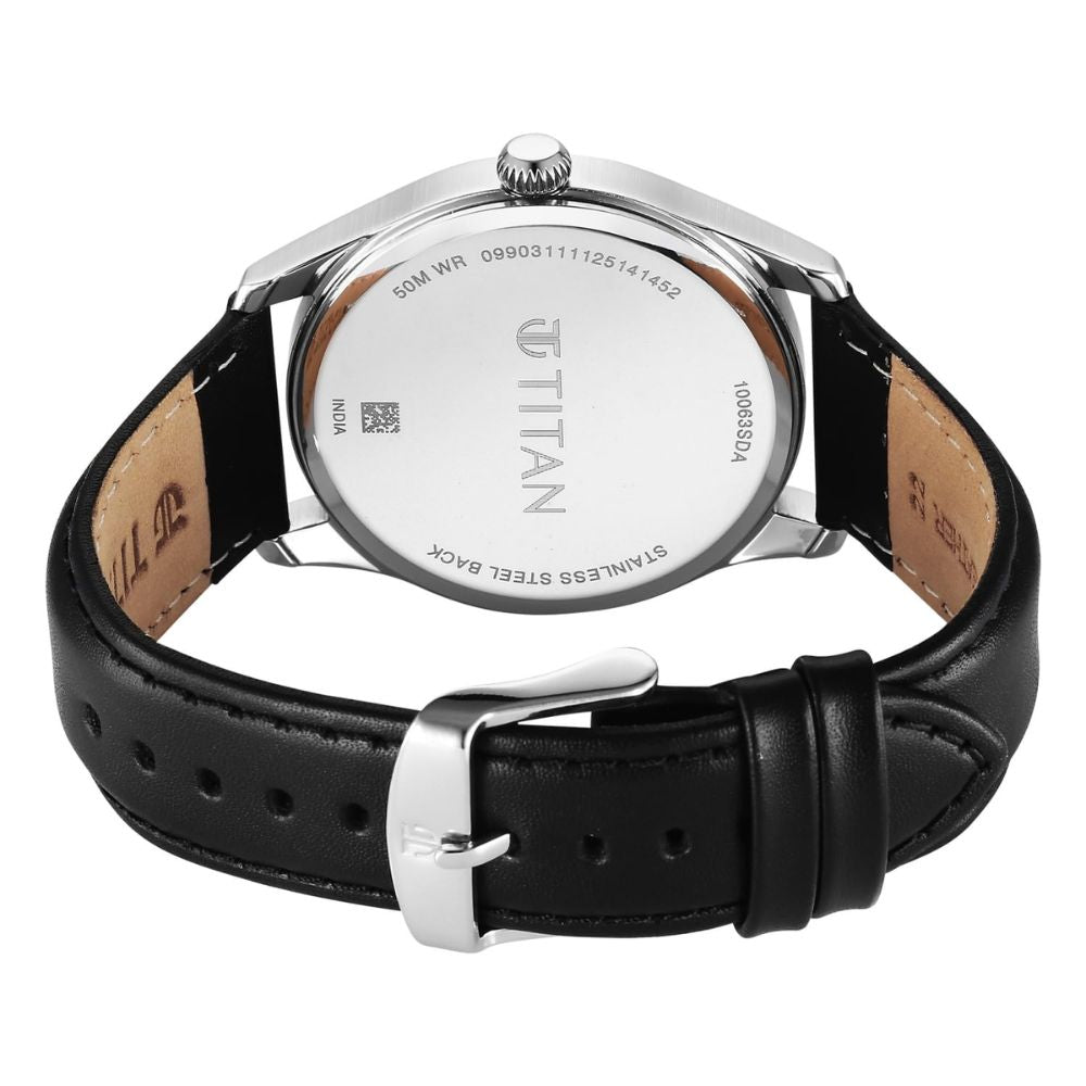 Titan Neo Roman Brown Men's Watch 10063SL01