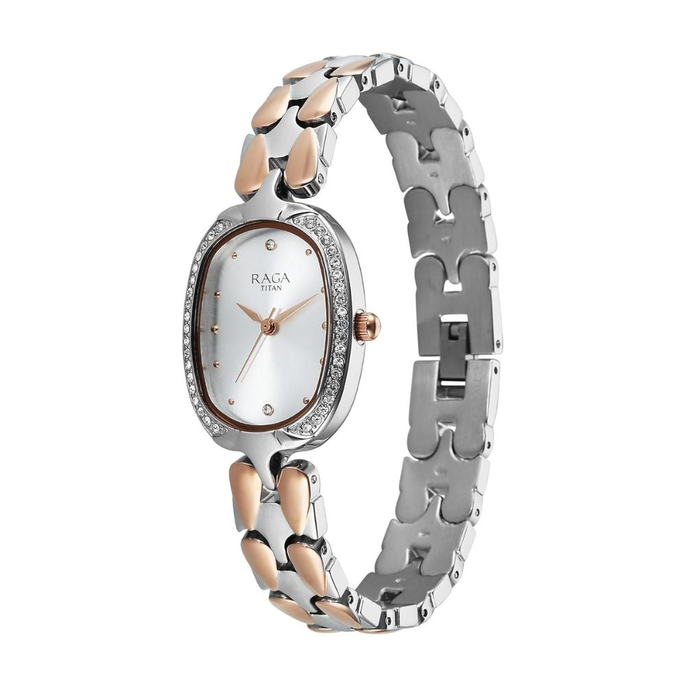 Titan Raga Showstopper 4.0 Rose Gold Women's Watch 95347KM01