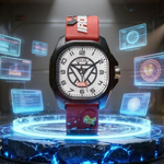 Zoop Marvel Iron Man Dial Red Strap Boys Kids Analogue Watch 16045PP03