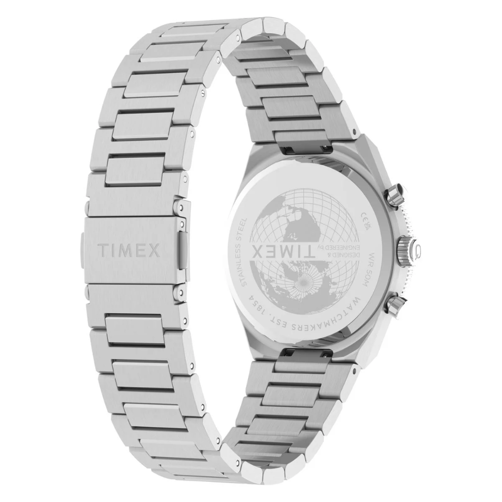 Timex Q Round 36mm Blue Dial Analogue Unisex Watch - TW2Y92400UJ