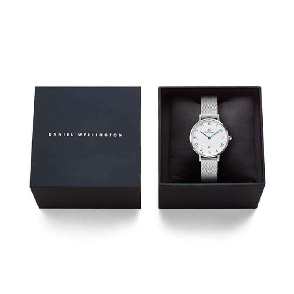 Daniel Wellington White Round Dial White Women's Watch DW00100858K