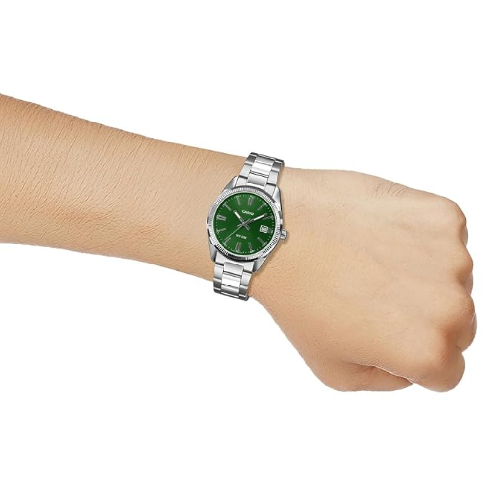 Casio UTP Green Dial Women's Watch A2566