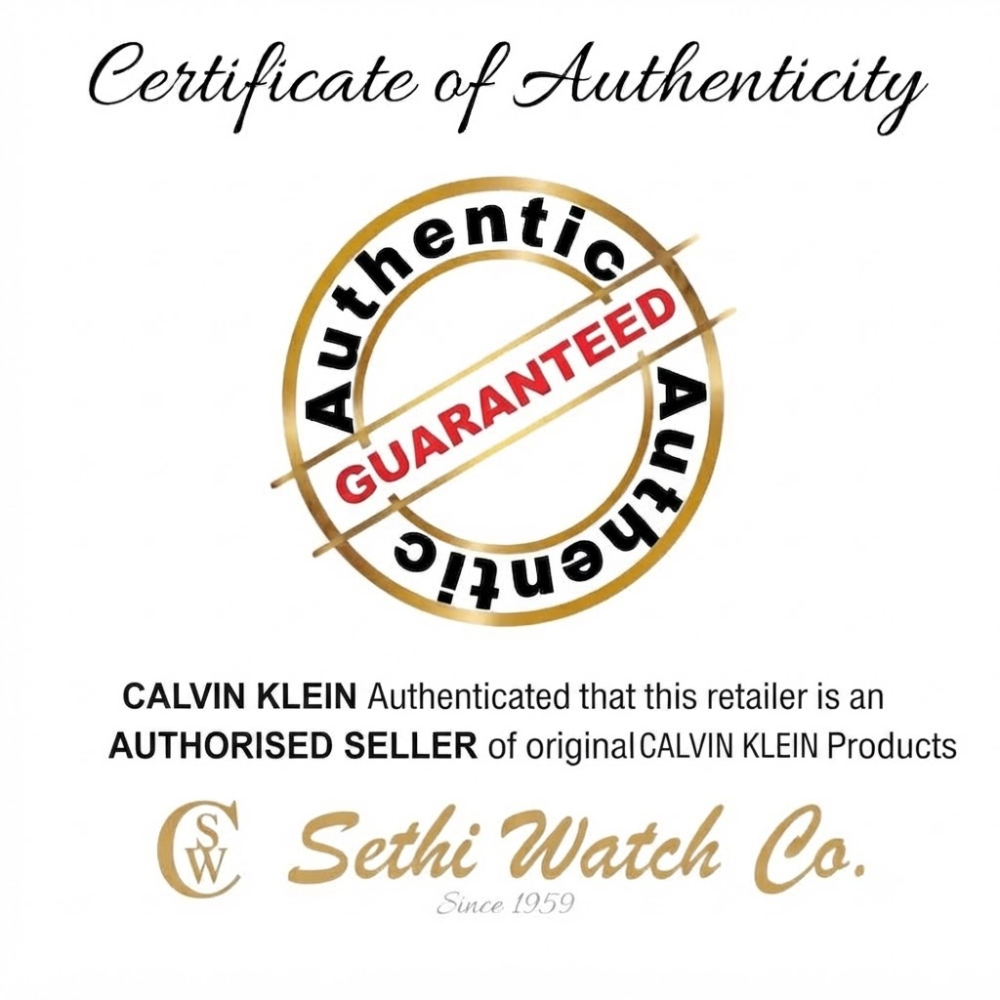 Calvin Klein Joyful Silver Dial Women's Quartz Analog Stainless Steel Watch 25100028
