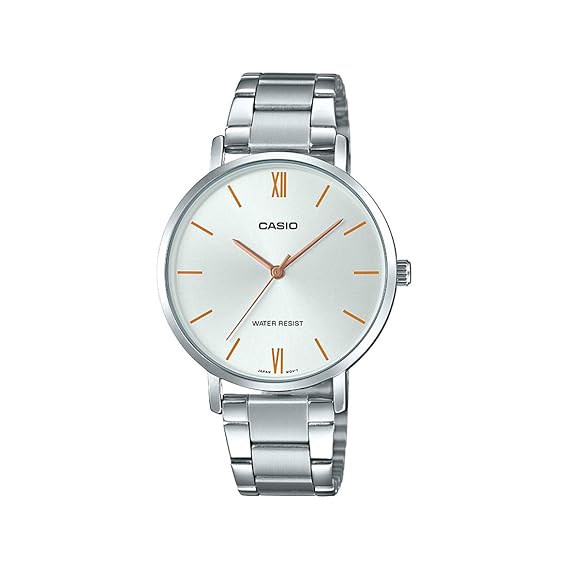 Casio Analog Silver Women Watch A1625 LTP-VT01D-7BUDF