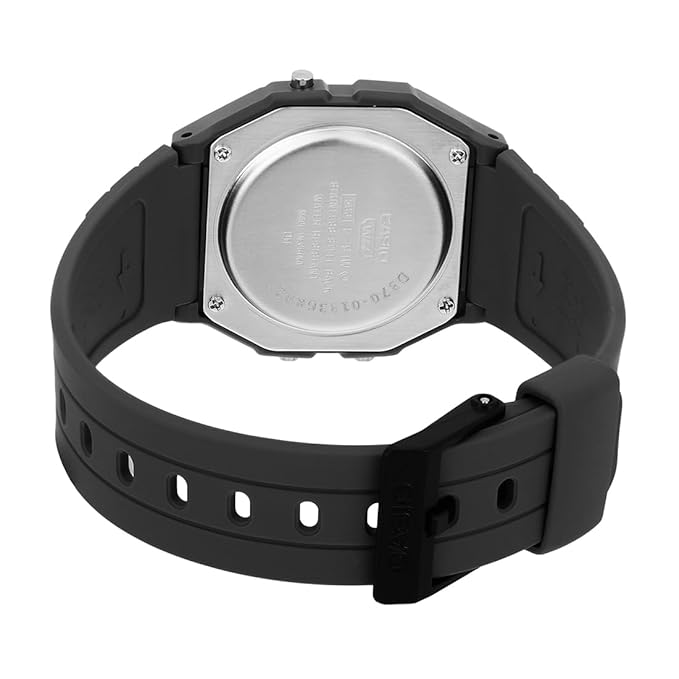 Casio Youth Black Unisex Watch D370 F-91WB-1ADF