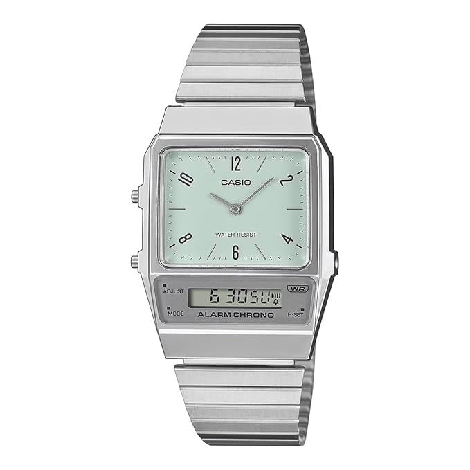 Casio Vintage Green Unisex Watch D362 AQ-800E-3ADF