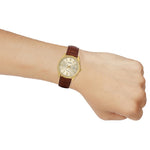 Casio Enticer Brown Men Watch A2396 MTP-1302PGL-9AVEF