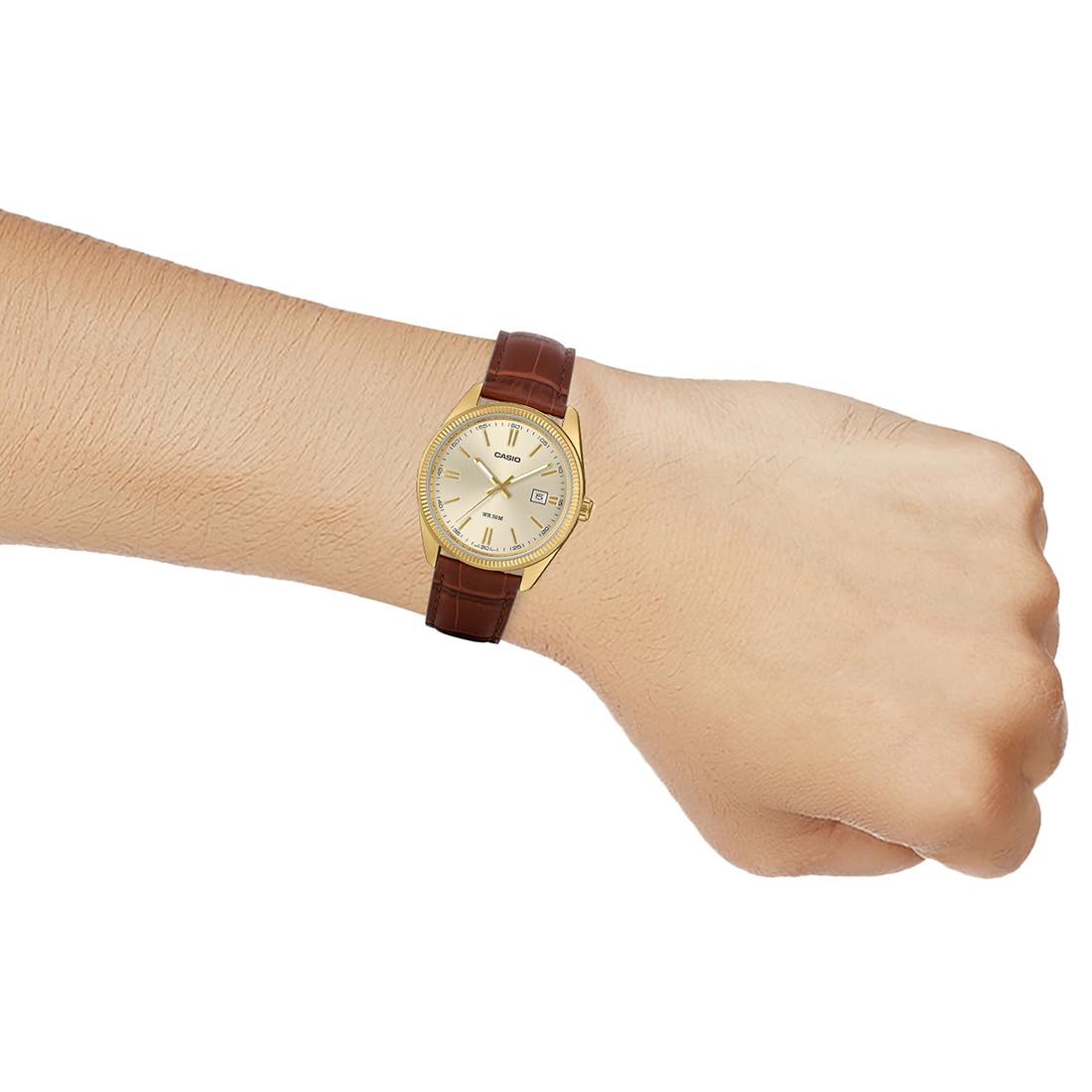 Casio Enticer Brown Men Watch A2396 MTP-1302PGL-9AVEF