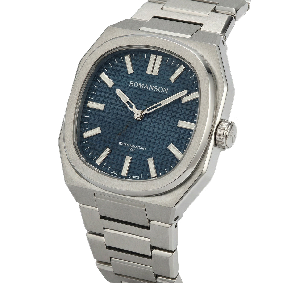 Romanson Classic Silver Men Watch TM4BF009MMWNBU