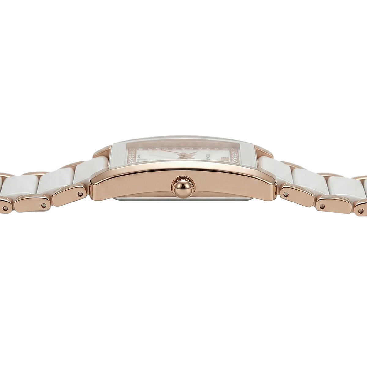 Romanson Ceramic White Women Watch TM5BS512KLRWH