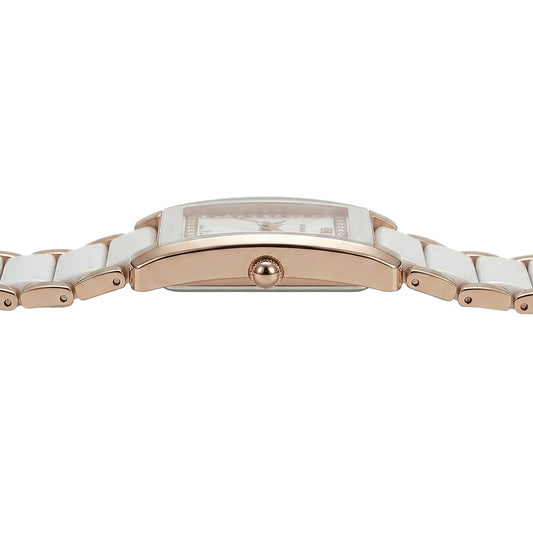 Romanson Ceramic White Women Watch TM5BS512KLRWH