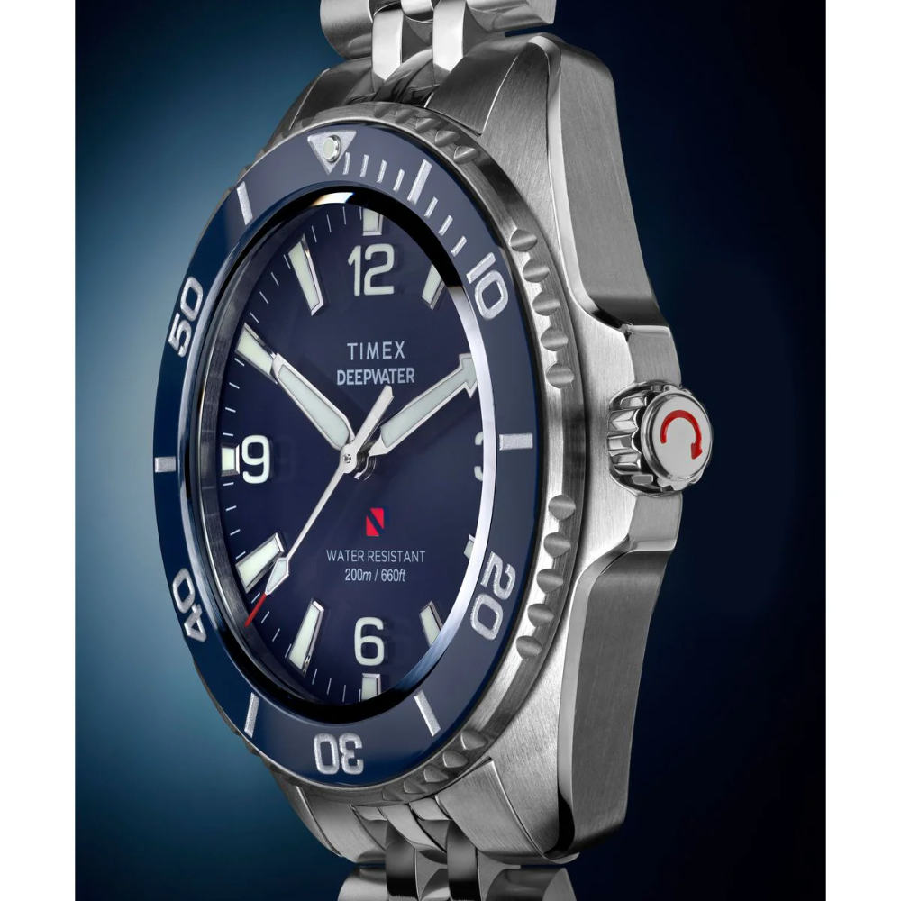Timex Deepwater Arctic Blue Dial Analog Men's Watch - TW2Y64600IK