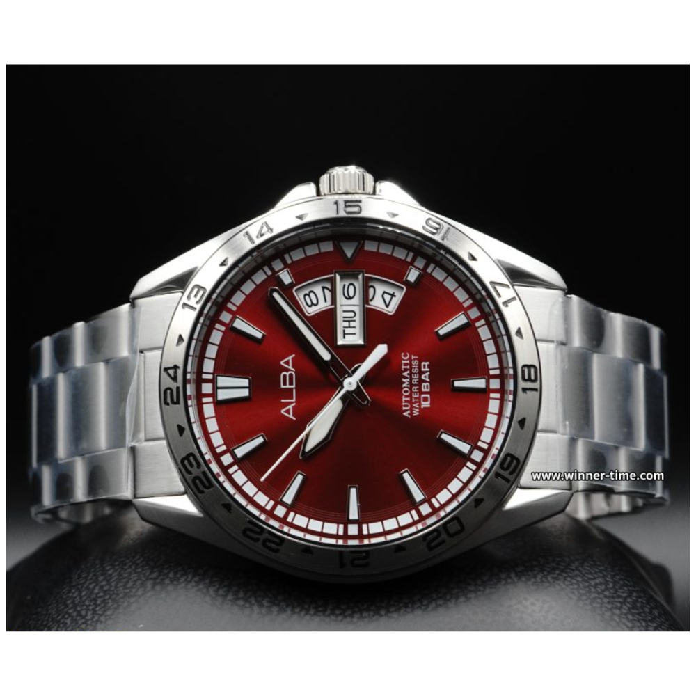 ALBA Active Maroon Dial Men's Watch AL4477X1
