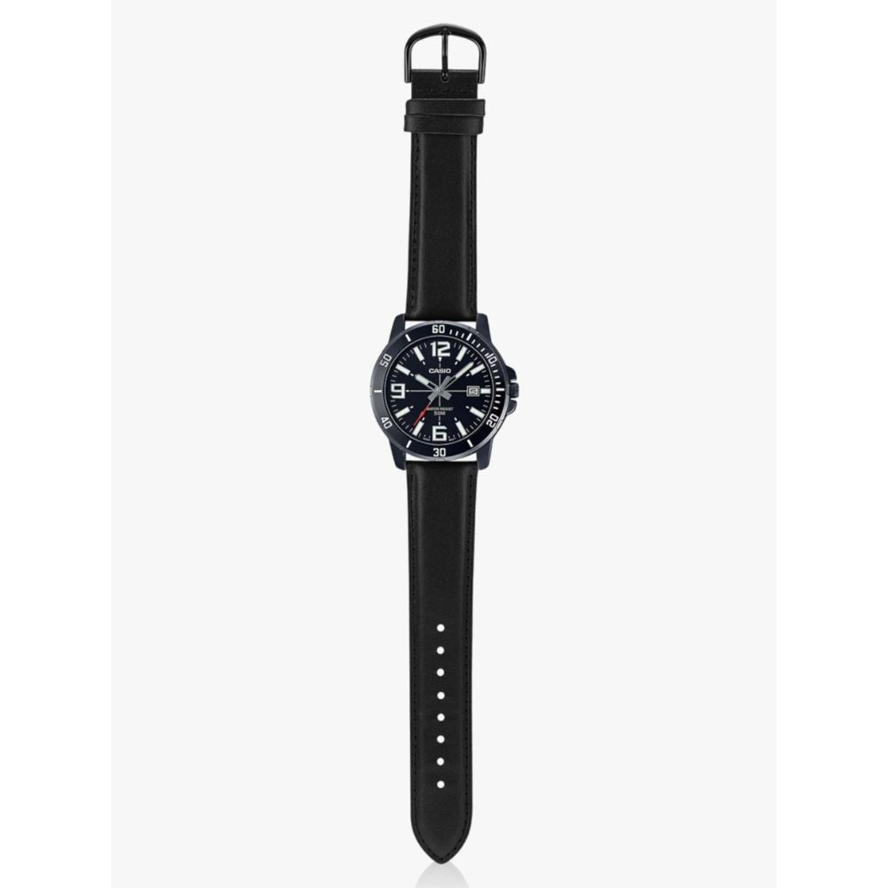 Casio Enticer Black Men Watch A1981 - MTP-VD01BL-1BV
