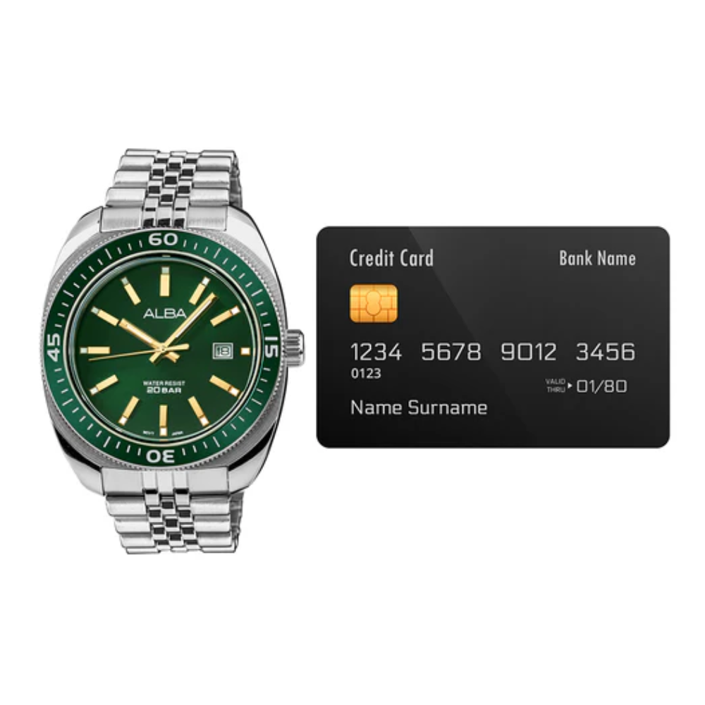 ALBA Fashion Emerald Green Dial Men's Watch AS9T77X1