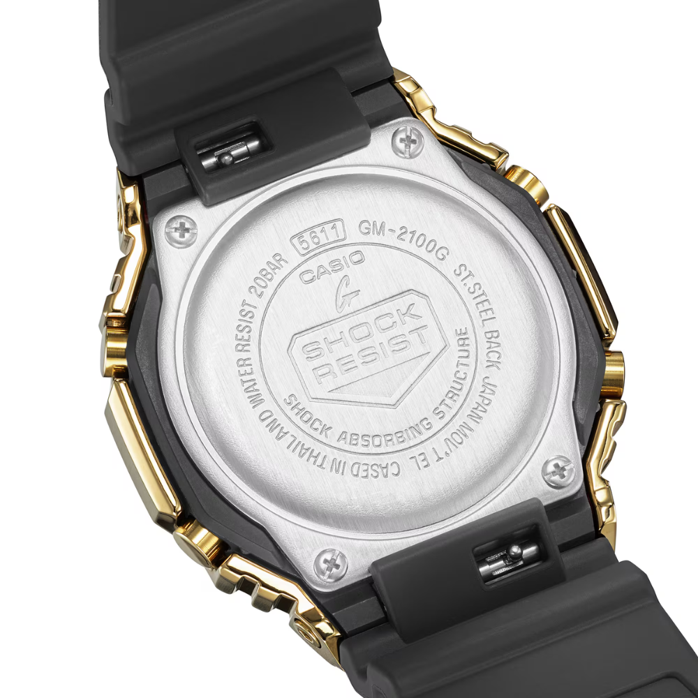 Casio G-Shock Black Dial Men's Watch GM-2100G-1A9DR G1278