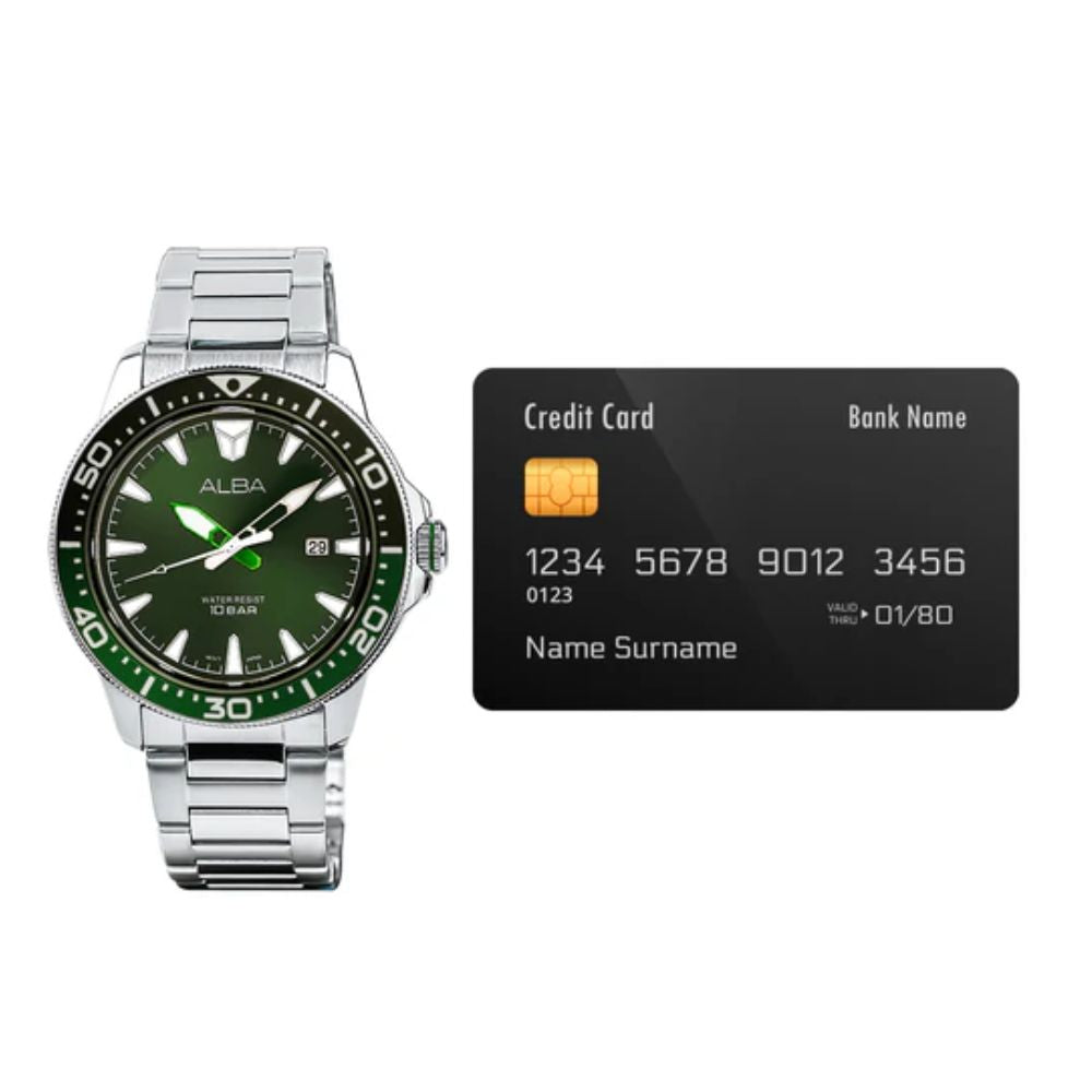 ALBA Prestige Dark Green Dial Men's Watch AS9T93X1