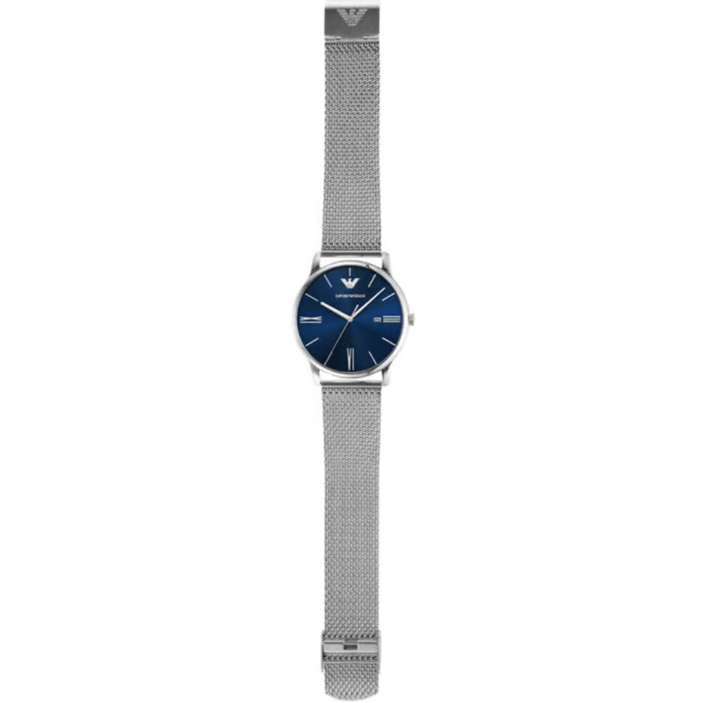 Emporio Armani Minimalist Blue Dial Men's Analog Watch AR11571