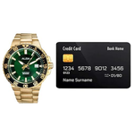 ALBA Green Patterned Dial Men's Watch AS9S74X1